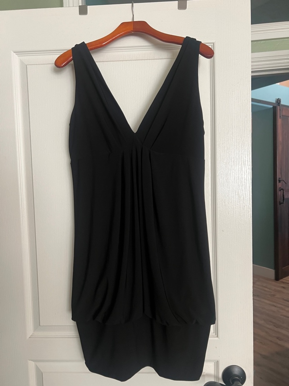 Black mini dress